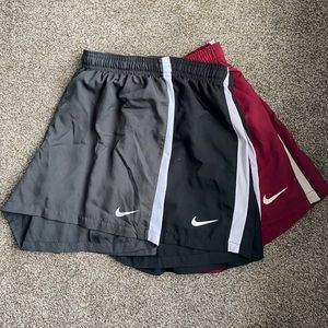 3 Nike Dri-Fit loose fitting shorts all size large